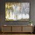 The Bosphorus Pearl Abstract Hand Painted Wall Painting (With Outer Golden Frame)